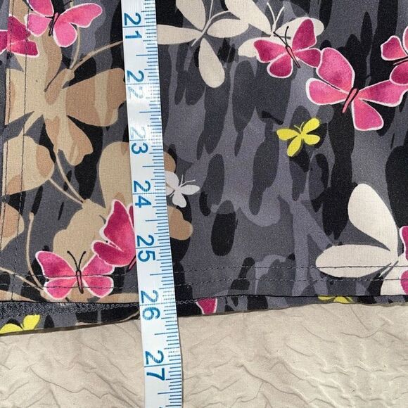 Dickies‎ Scrub Tops Gray and Floral Size Medium - Picture 7 of 7